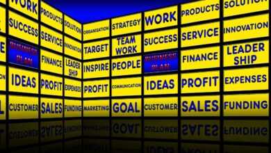 business plan, monitor wall, presentation