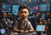 ai generated, crypto trader, crypto charts