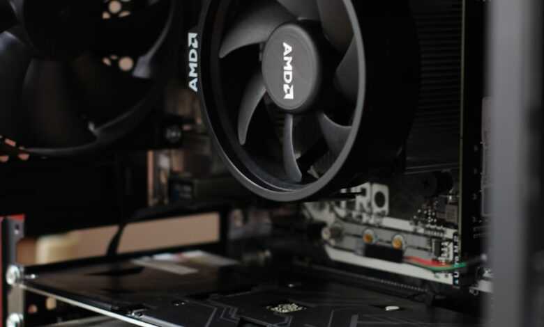 black and gray computer tower