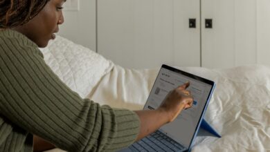 a man using a laptop