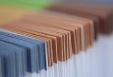 folder, briefcase, brown, blue, paper, multicoloured, a book, leaves, organs, green, nature, macro, subjects, close up, reference book, handcraft, colorful, folder, folder, folder, folder, folder