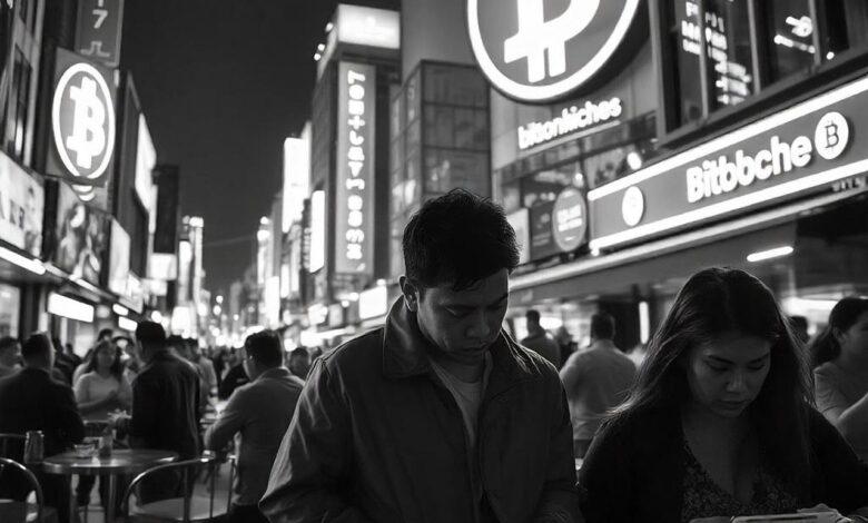 ai generated, crowd, bitcoin, blockchain, exchange, cryptocurrency, crypto