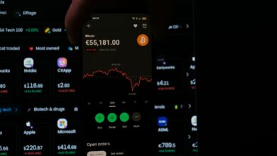 A person holding a cell phone in their hand