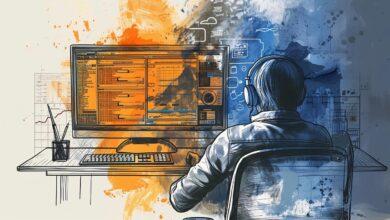 ai generated, computer, technical, blueprints, design, work, drafting, digital, planning, workspace, innovation, schematics, analysis, project, technology, software, professional, electrical, mechanical, creative