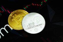 gold round coin on black surface